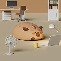 Vista 7 de Akko Wireless Gaming Mouse Capybara, Tri-Mode Mouse BT3.0/BT5.0/2.4G, Cute Optical Cordless Cartoon Mice for Computer/Laptop/Desktop/PC, Compatible