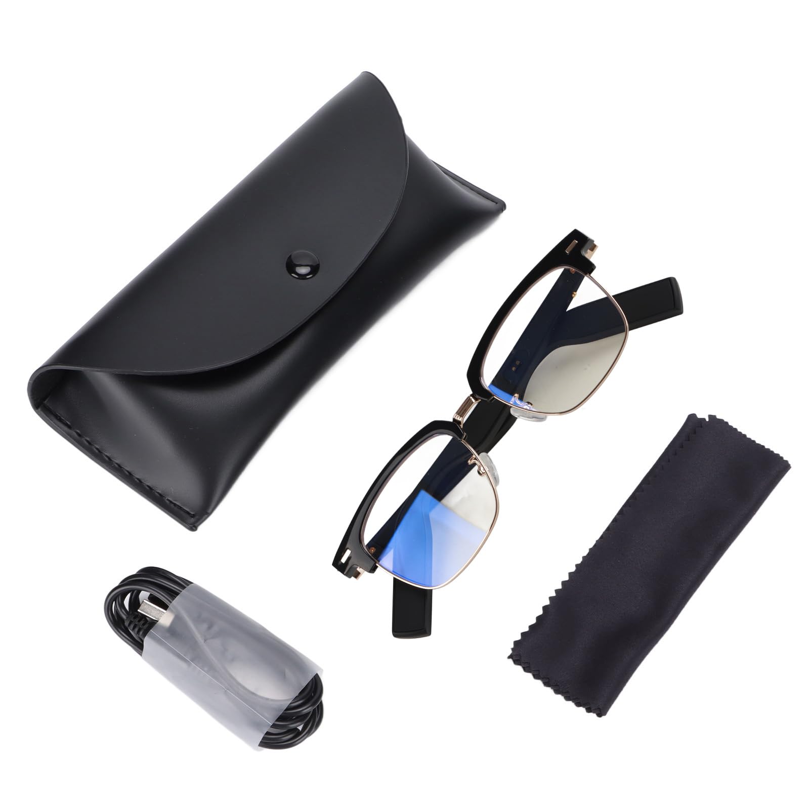 Wakects H2Q Gafas de Sol con Audio Inalámbrico, IP64 Resistente Al Agua