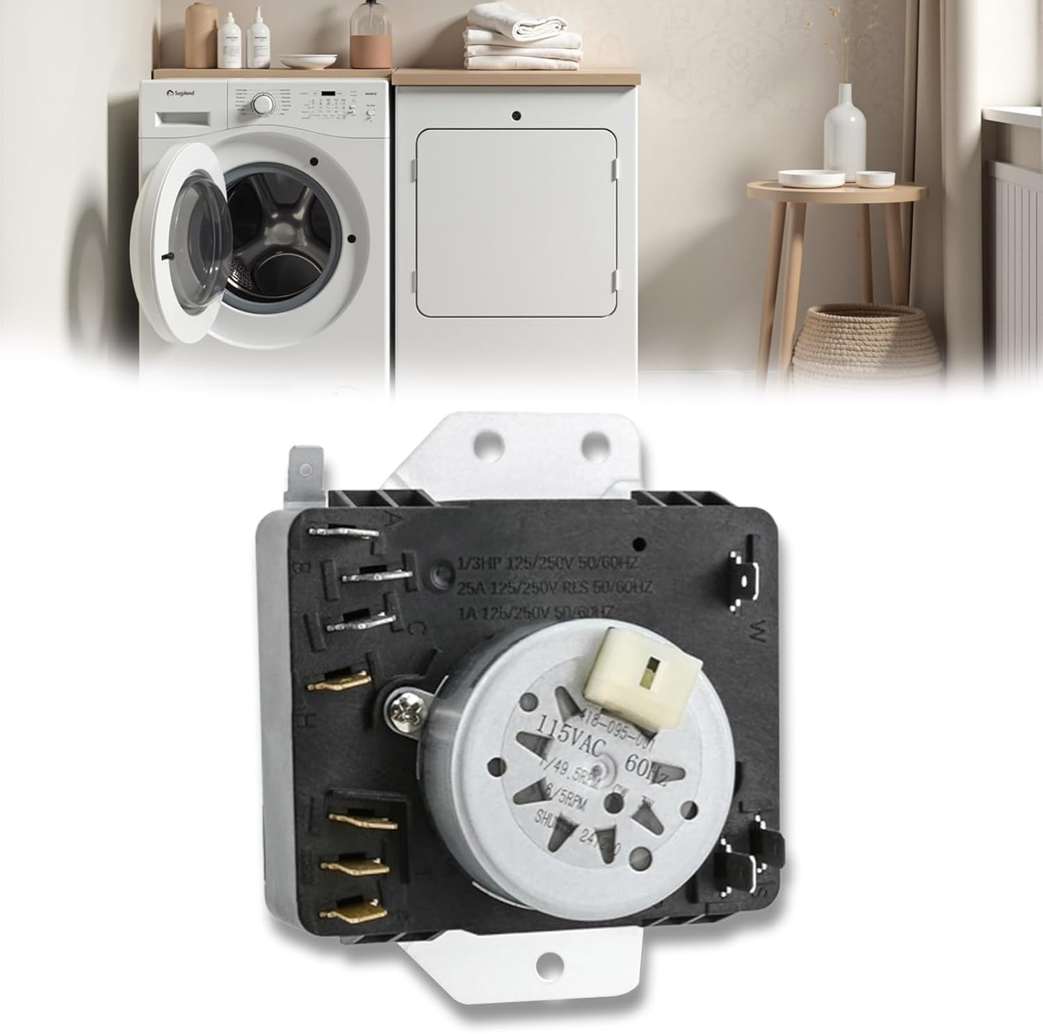 業務用クリーニング機器 | 業務用ランドリー｜クリーニング機械・資材のことなら 有限会社 東亜機材 正確なランドリードライコントロールメタルドライヤータイマー交換のための金属構造ランドリータイミングパーツ付きの正確なドライヤータイマ