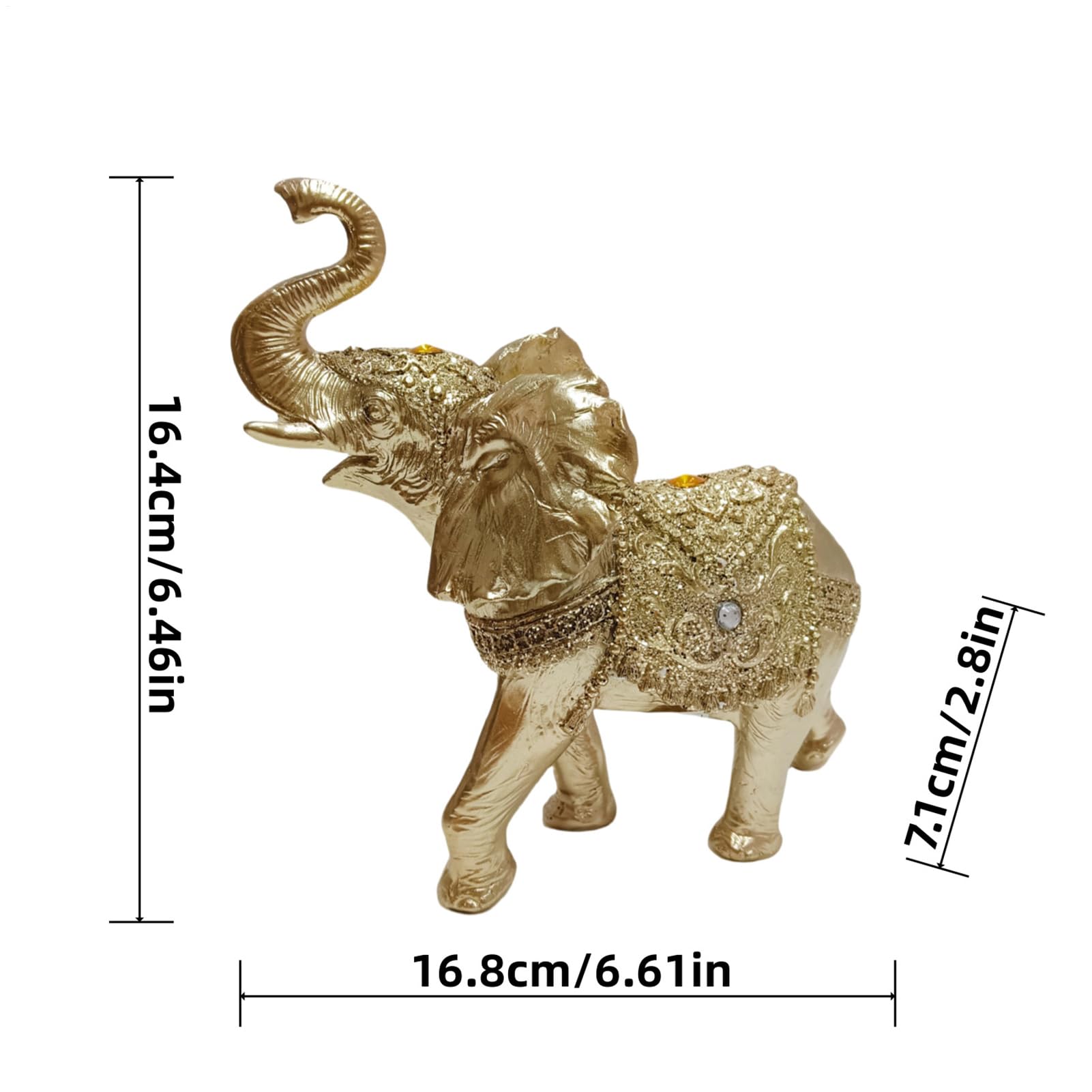 Estatuilla De Elefante Para Decoración Del Hogar Escultura de Resina