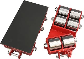 Heavy-Duty Machinery Mover,5000-pound Equipment Dolly, Equipped with Lever Handle, Suitable for Industrial Machinery and Equipment(8Ton~00Lbs)
