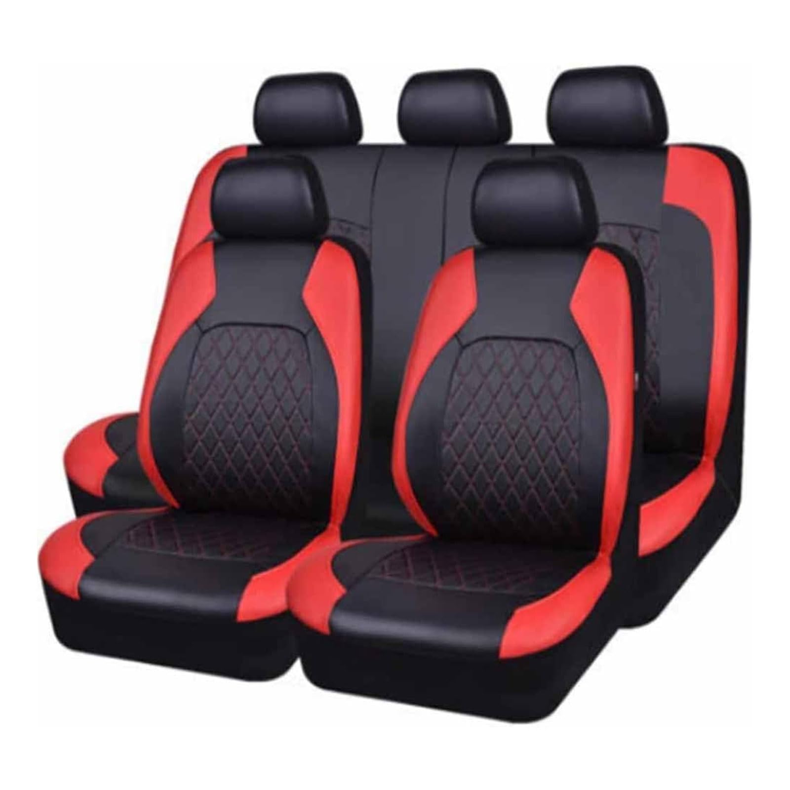 Housses De Siège Auto ZQYCD Pour Peugeot - Cuir PU Imperméable - Avant Et Arrière - Protection Complète