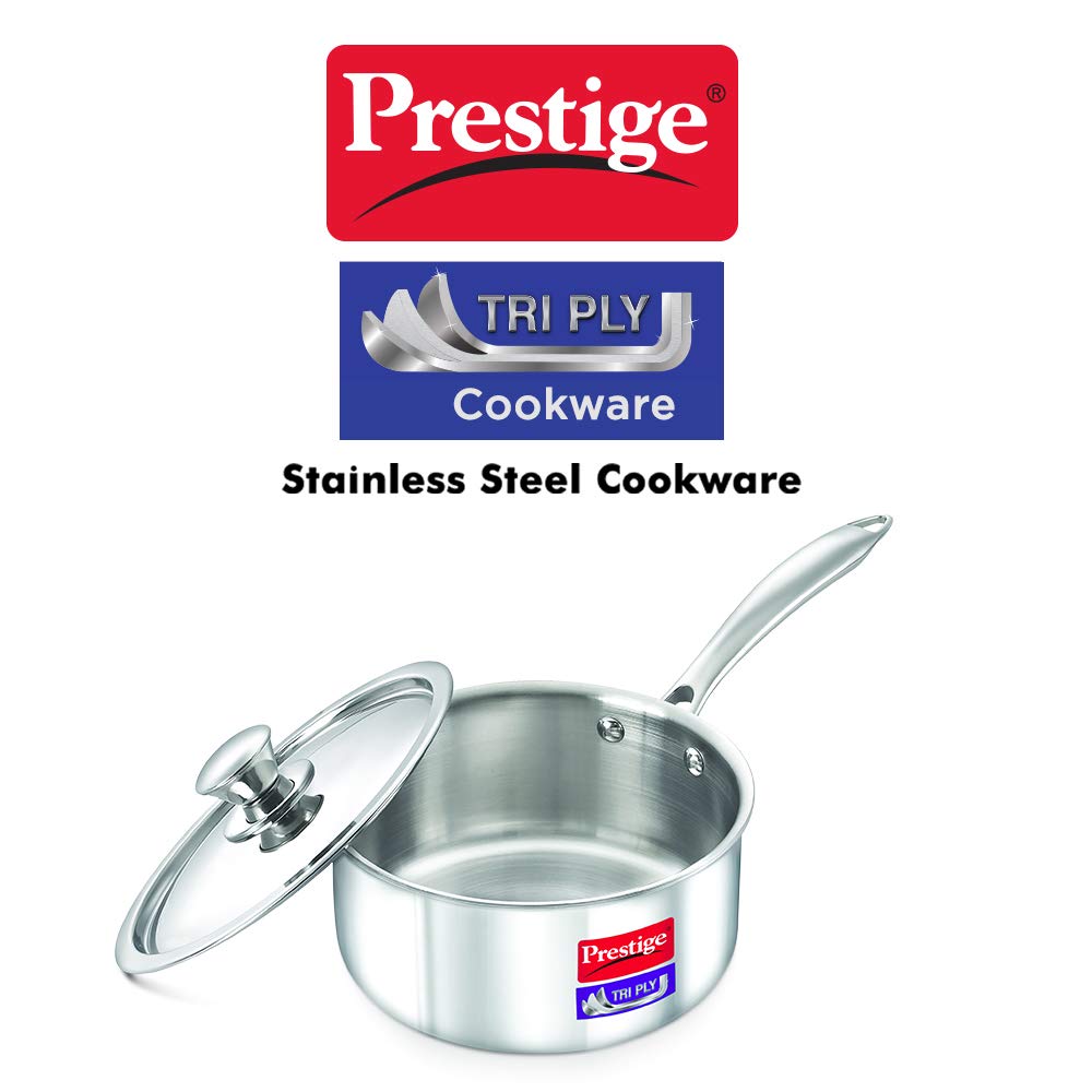 Prestige Tri Ply Sauce Pan 140 mm - Image 4 thumbnail