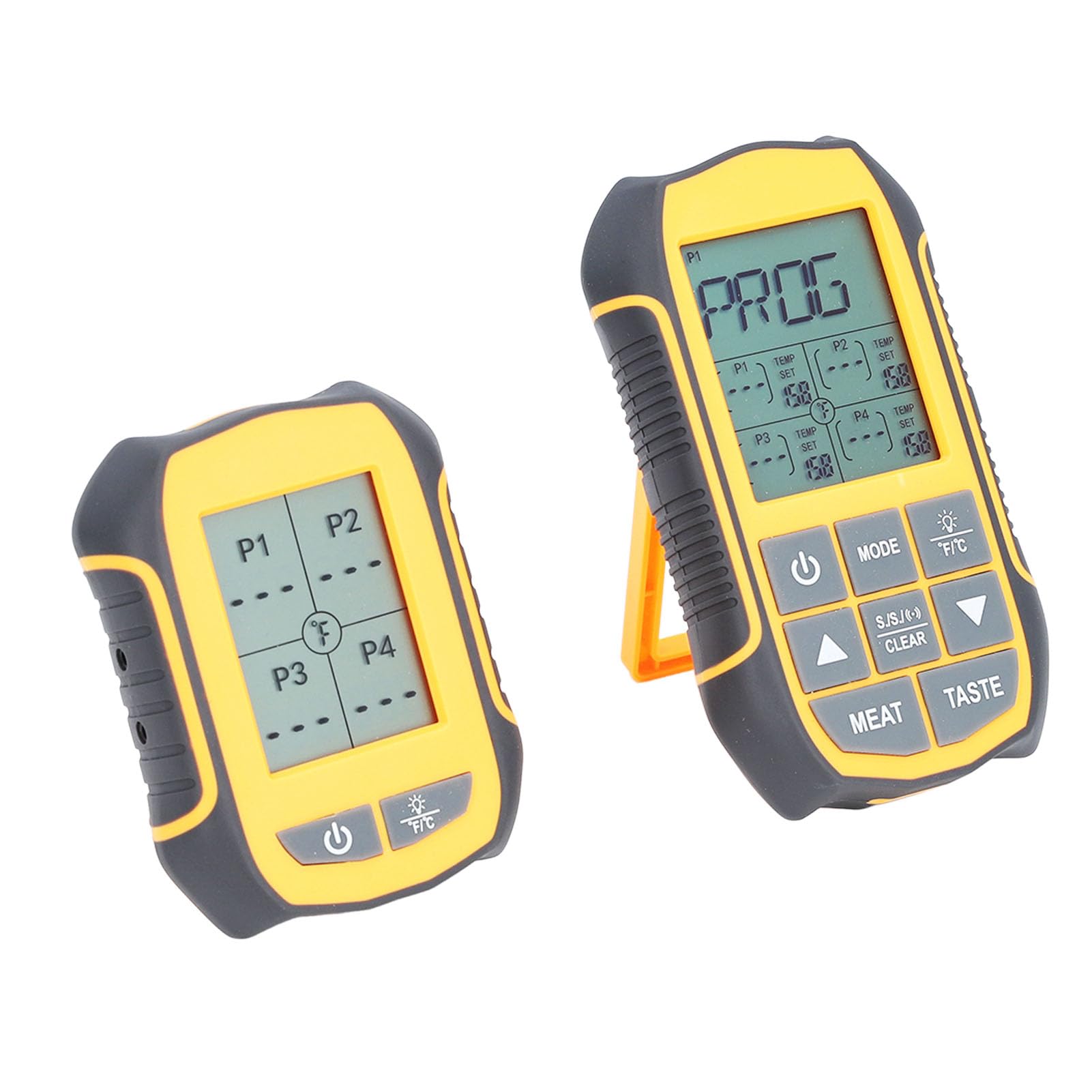 Intelligentes, Kabelloses, Digitales Grill-Thermometer, ABS-Lebensmittel-BBQ-Ofen-Raucher-Thermometer mit 4 Sonden für die Küche zu Hause