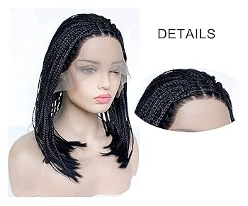 Amazon.co.jp: フルウィッグ ウィッグ かつら 手編み 16 インチ