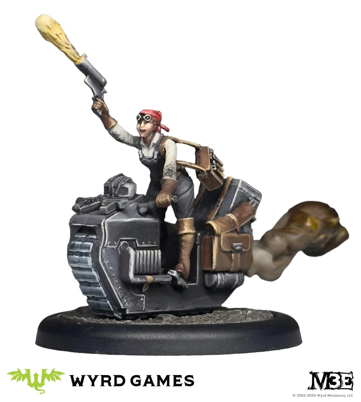 Malifaux Into The Fray: Guild Cavalier Louisa Fusi & Rocketeers x2