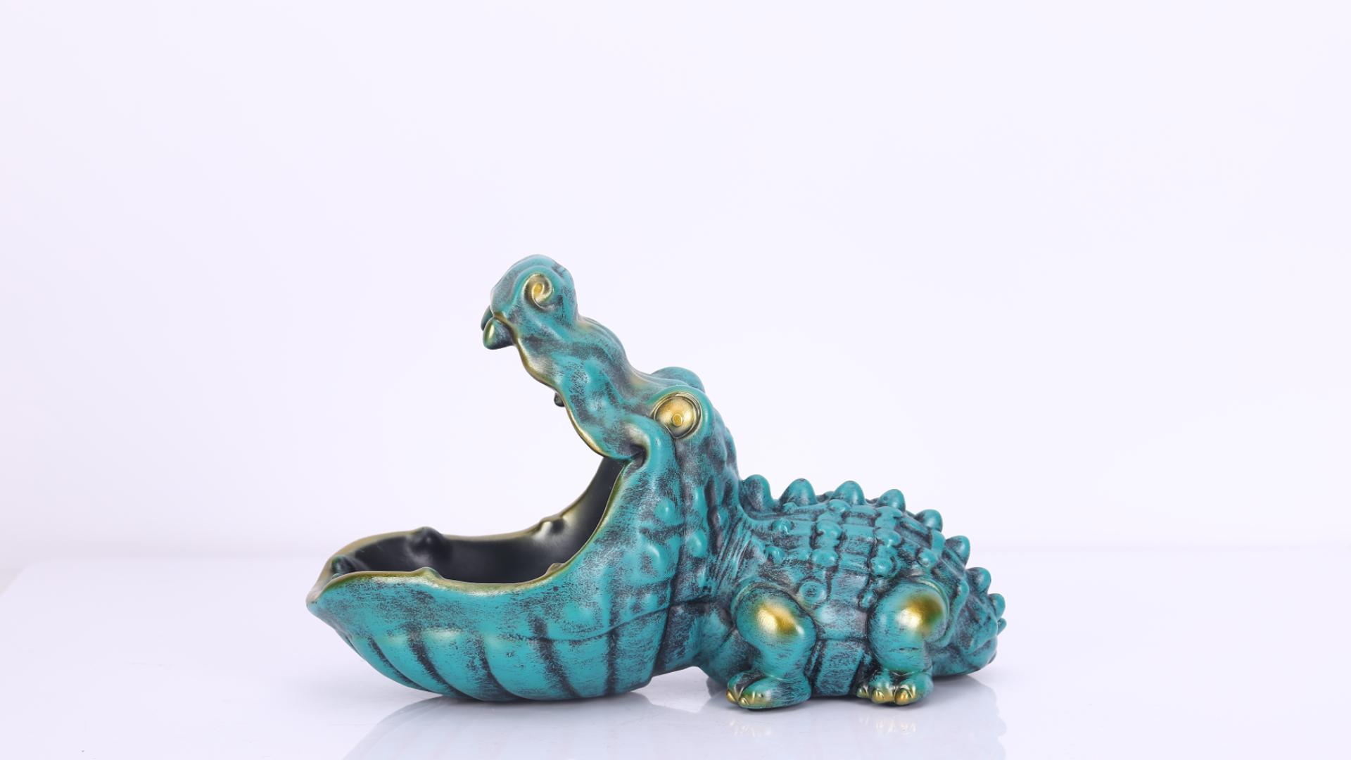 Amazon.com: LCCCK Crocodile Candy Dish, Fun Crocodile Statue Key