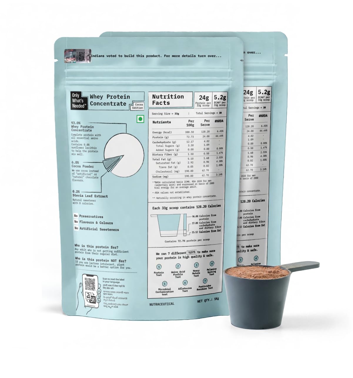 Food Pharmer Only What's Needed Whey Protein