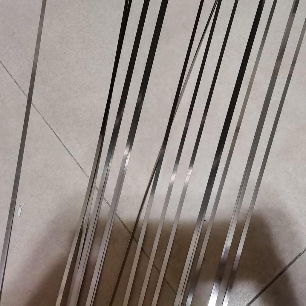 Metal Foil Plate,Foil Thin Sheet Plate,1pcs 304 Stainless Steel Foil Strip Sheet Thin Plate,Thickness 0.1/0.15/0.2/0.3/0.4/0.5/0.6/0.9mm 1 Meter(0.3x1x1000mm)