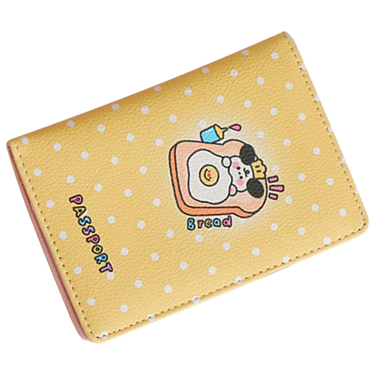 GALPADA 4pezzi Per Portatile Organizer Per Documenti Custodia Multifunzionale Per e Scuola Design Passaporti e Giallo