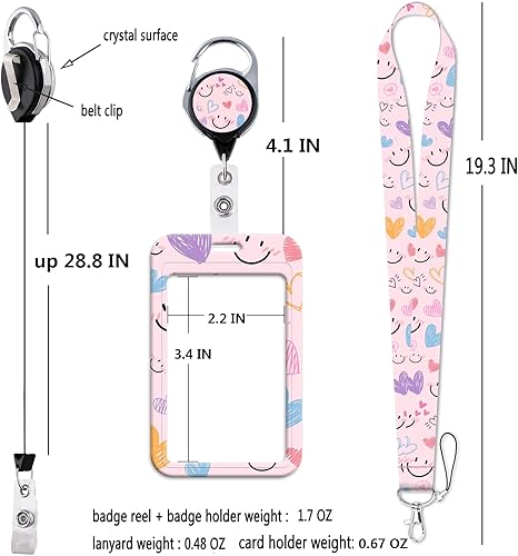 Miniatura 6 de Llavero con diseño de gato lindo para llaves, llavero floral estético para mujeres, niñas, niños, profesores, para tarjetas de identificación,