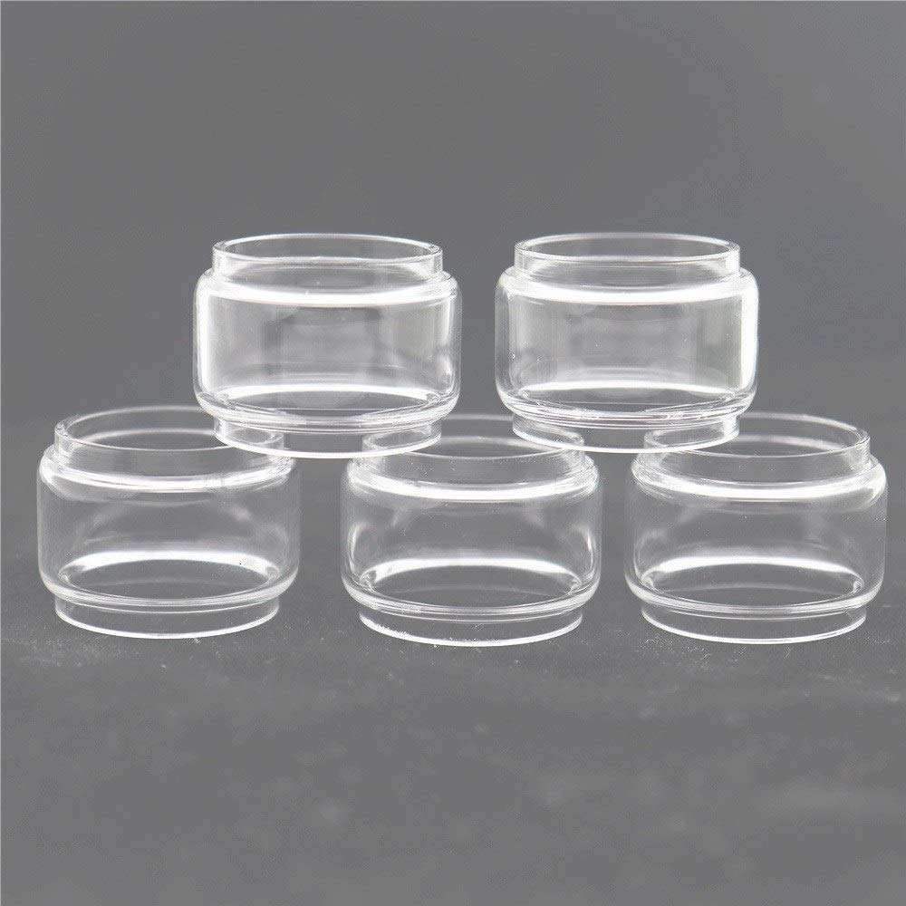 5PCS Tube en Verre pour Vandy Vape Kylin V2 RTA Version 5ml Fat / 3ml Version Droite Cigarette électronique sans Tabac ni Nicotine (Bundle : 5pcs, Color : KYLINV2 3ml Straight)