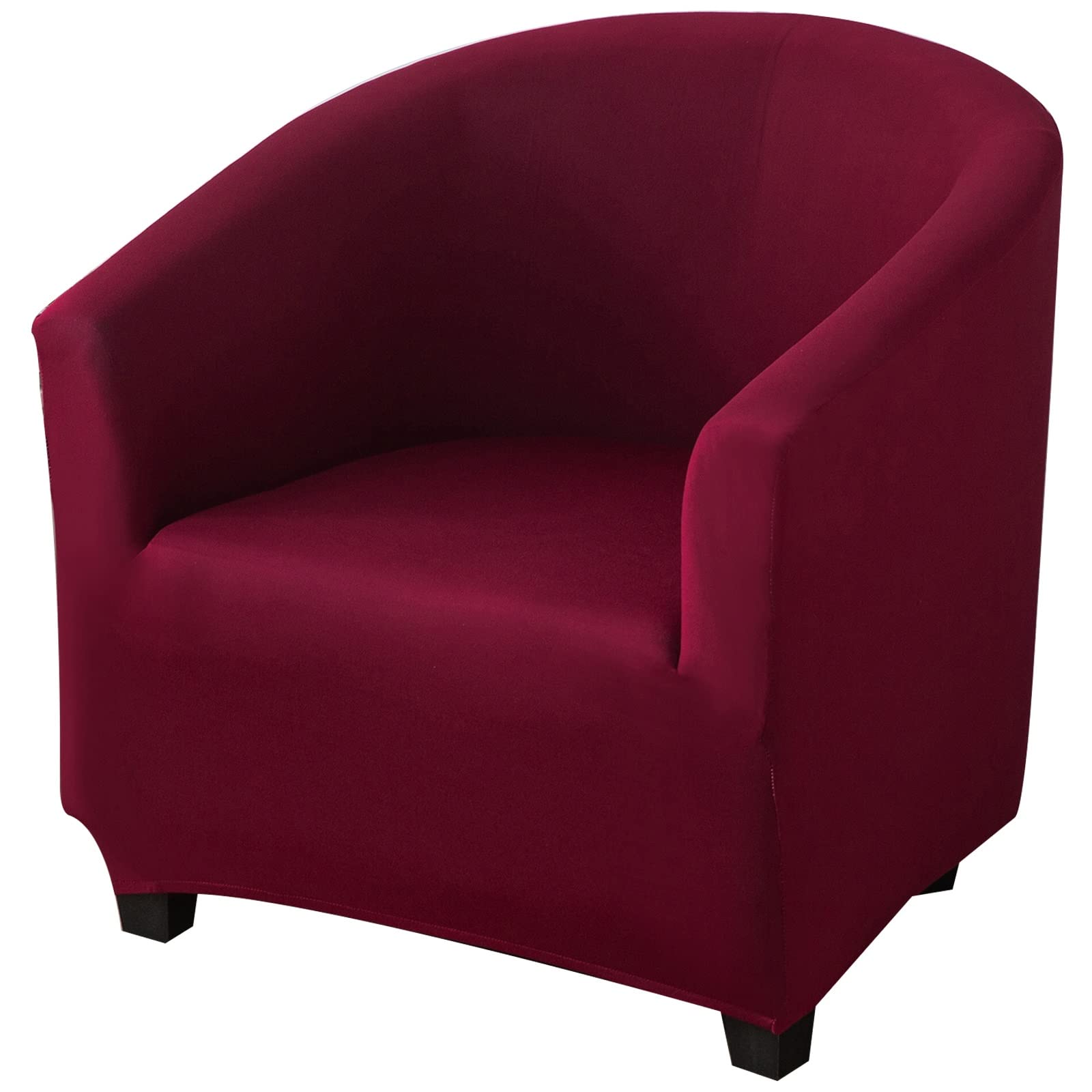Fundas de silla de bañera Chesterfield elásticas y fundas blandas para sillón Konsilsa