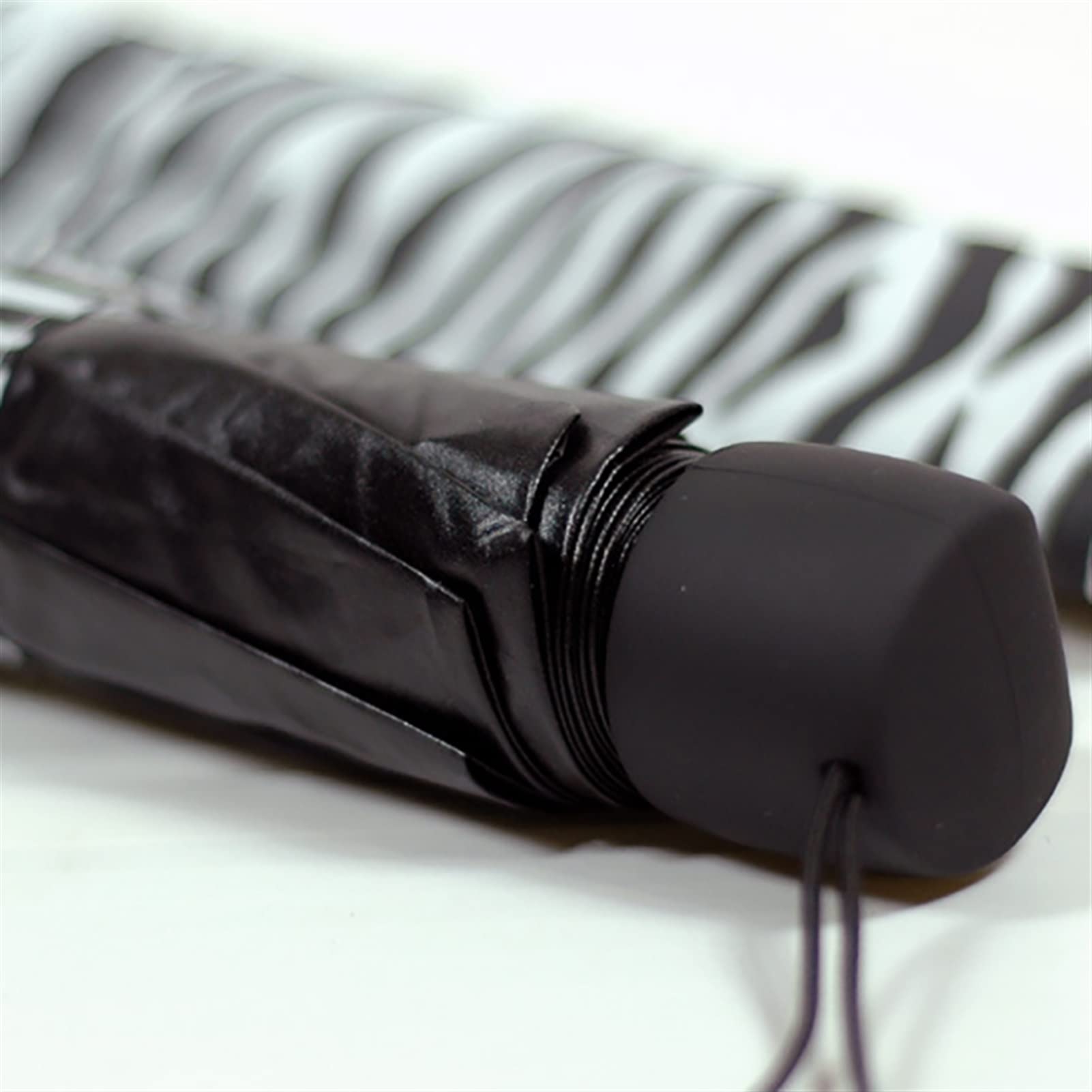 TEESONG Parasole na parasole przeciwdeszczowe moda zebra wzór w paski 3-składany parasol przeciwdeszczowy parasol dziecięcy dla kobiet mężczyzn wiatroszczelne parasole parasol na zewnątrz