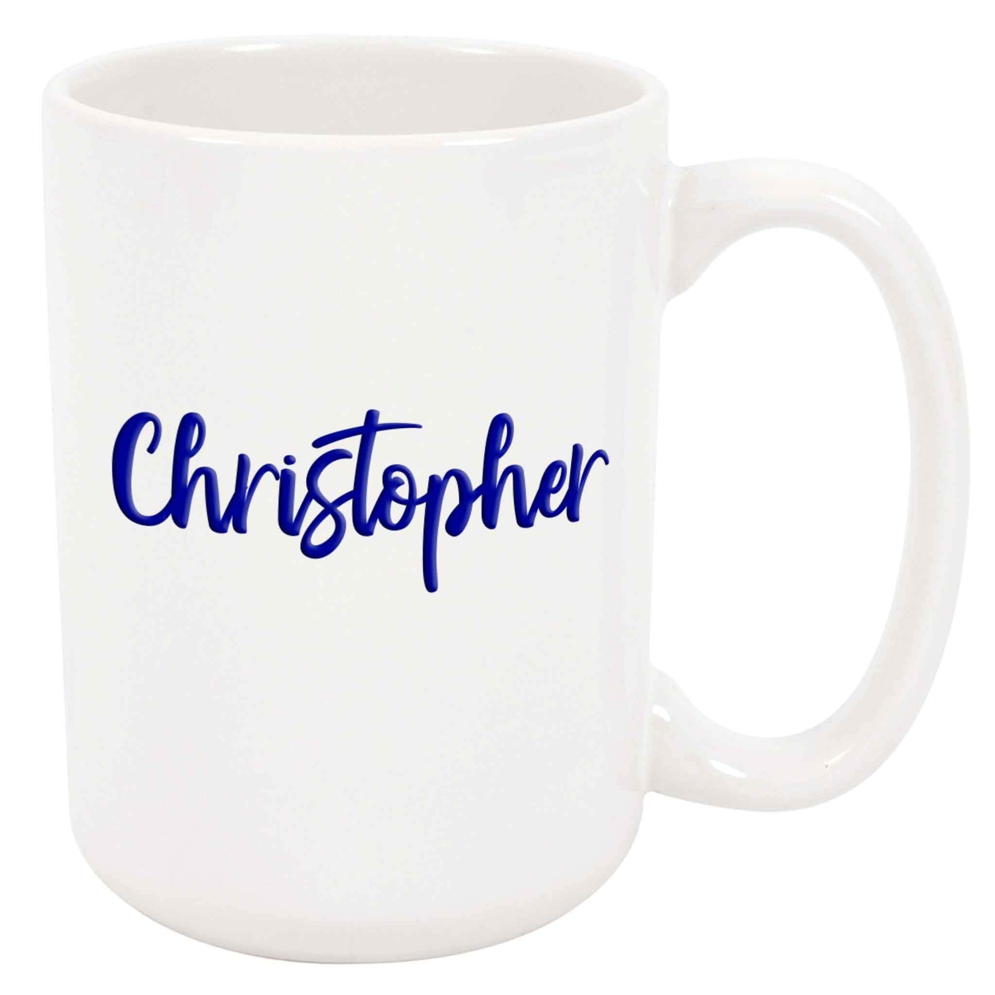 Bouncing Brick Designs Christopher Coffee Mug