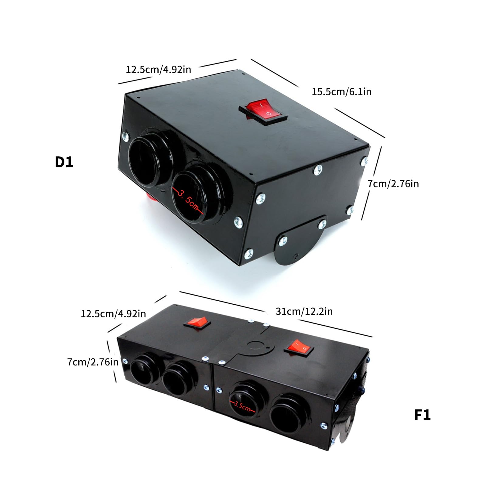12 V/24 V auto sbrinatore sbrinatore 800 W riscaldamento asciugatrice auto riscaldatore elettrico ventola di riscaldamento parabrezza sbrinatore facile installazione bambino sicuro riscaldatore