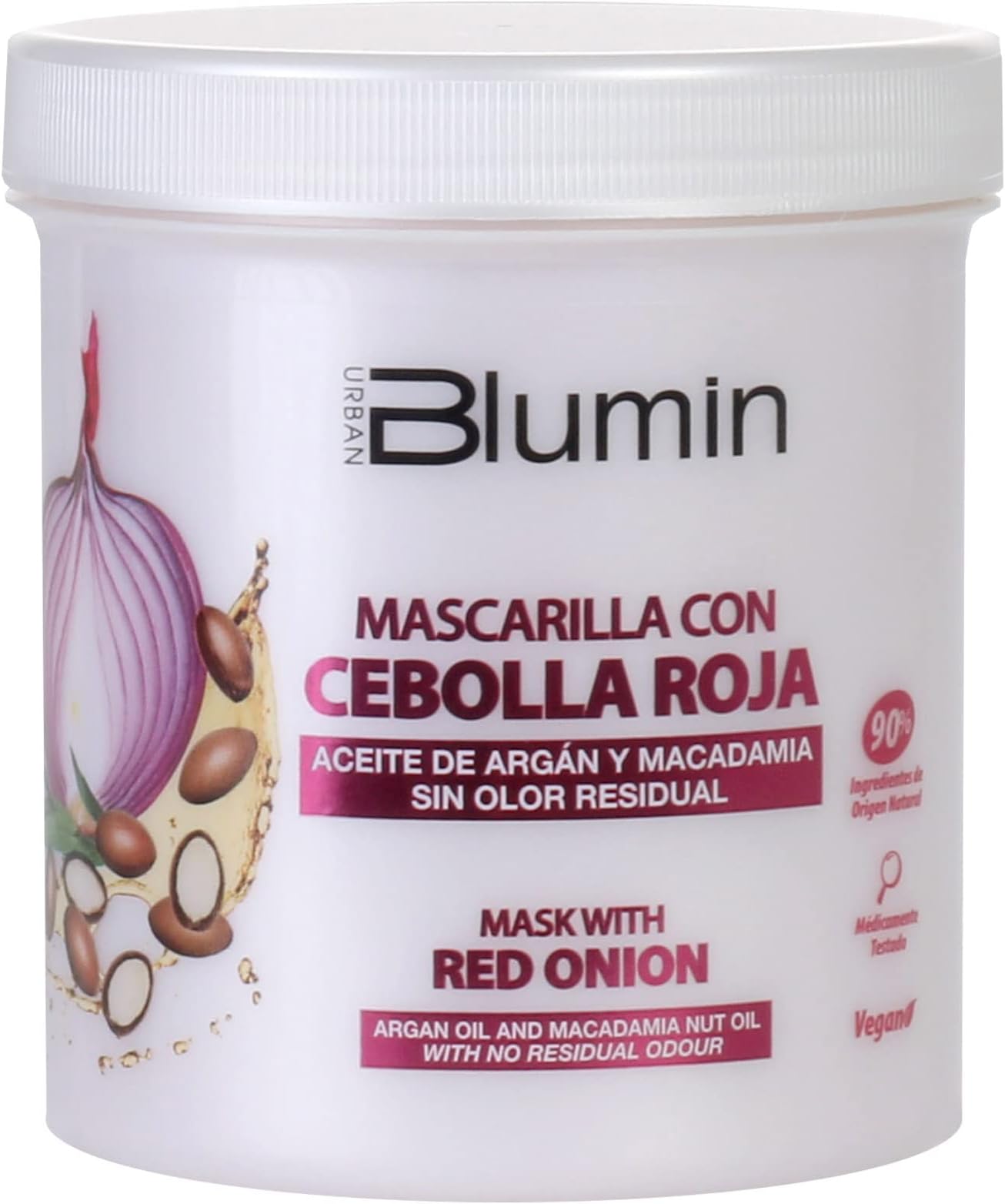 Hair Mask with Extract of Red Onion, Argan Oil and Macadamia Nut Oil 700ml