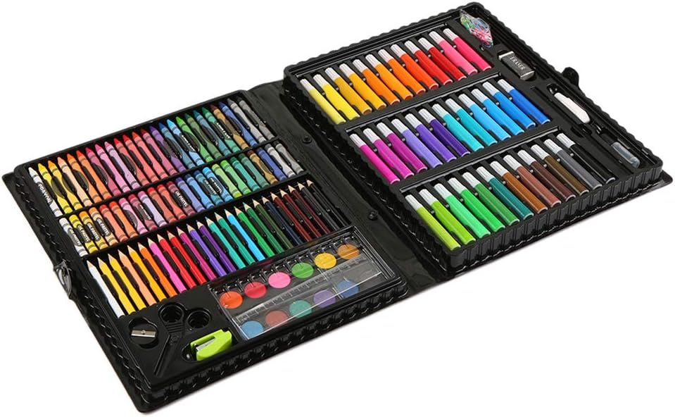 Kit de Arte Infantil, conjunto com 150 peças : Amazon.com.br: Papelaria e  Escritório