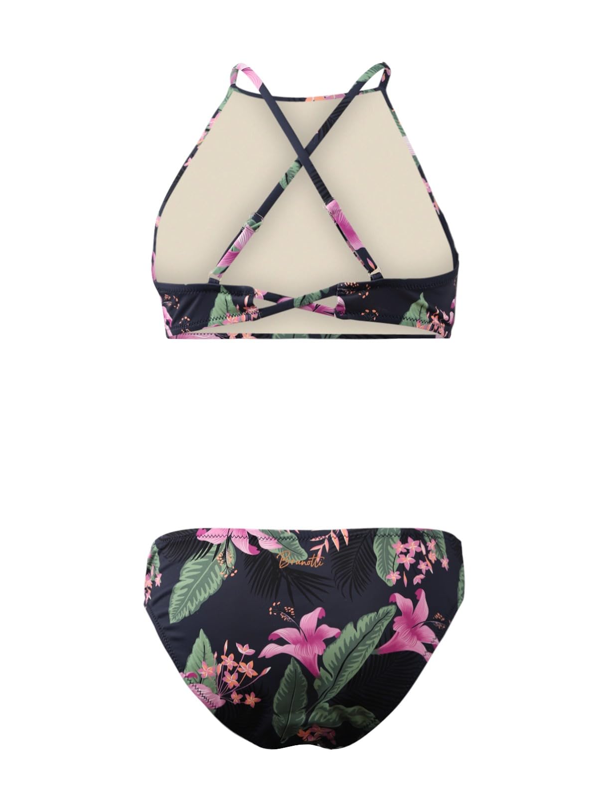 Brunotti Camelia-Tropicana Mädchen Bikini Club Tropicana Aqua Indigo Blue
