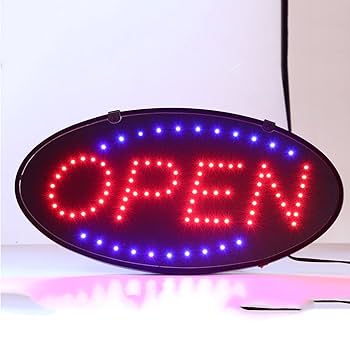 Amazon | OPEN看板 LEDサインボード LEDボード 省エネLED 掲示板