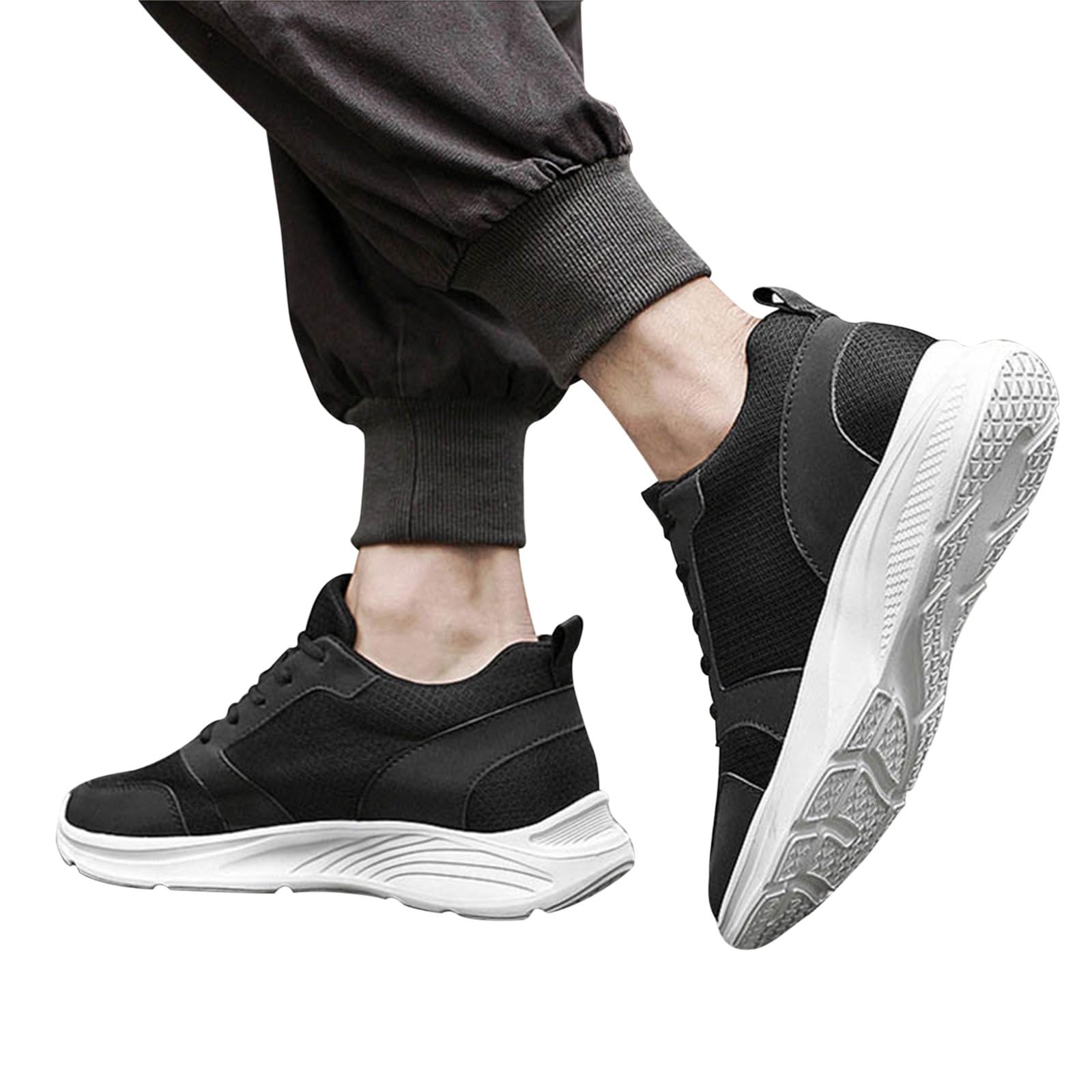 Zapatillas Hombre Running Zapatillas Trail Running Gym Calzado Hombres Gimnasio Andar De Correr Runing Deportivas Negras Zapatos Deporte Shoes Antideslizante Sapatilhas Corrida 46 Fitness Mens