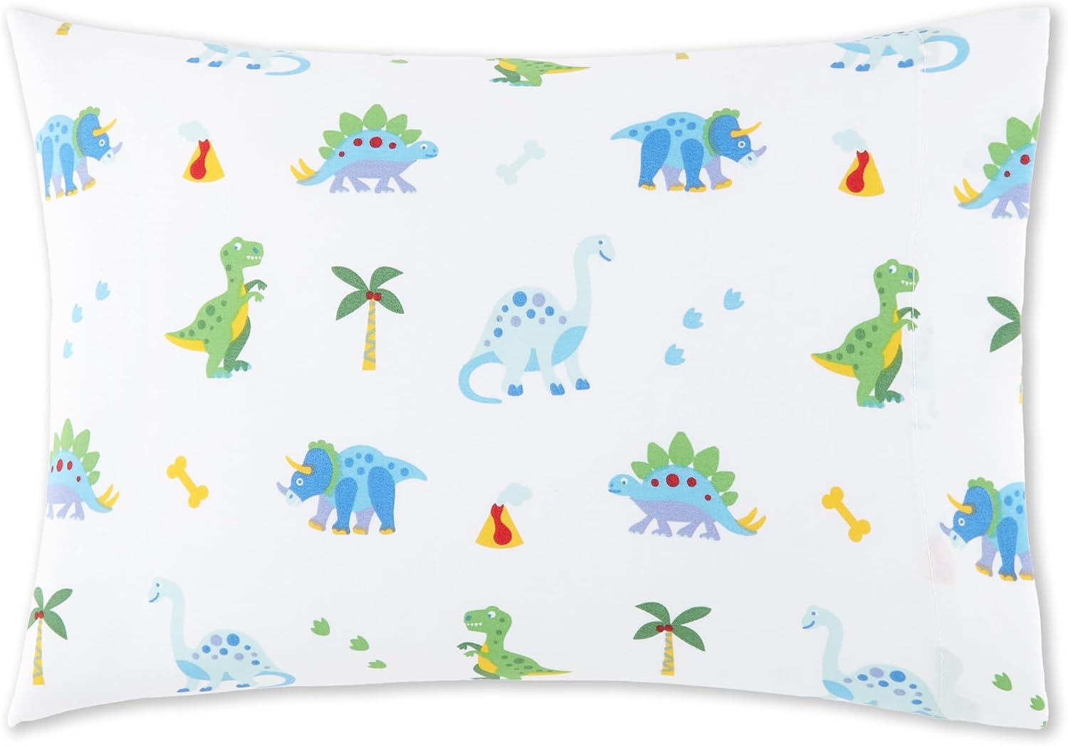 Wildkin 100% Cotton Toddler Pillowcase – Hypoallergenic, Soft & Breathable - Trains, Planes, and Trucks
