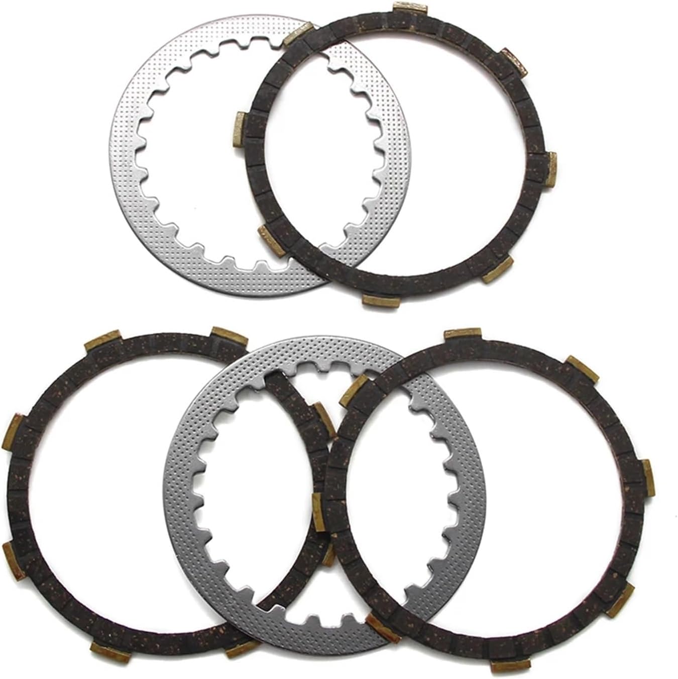 Compatible with Yamaha Motor TZR50R YG5T YG5S YSR80 YSR80A YSR80B YSR80D YZ50H YZ50G DT50LC DT50 Motorcycle Clutch Friction Disc Plate Kit