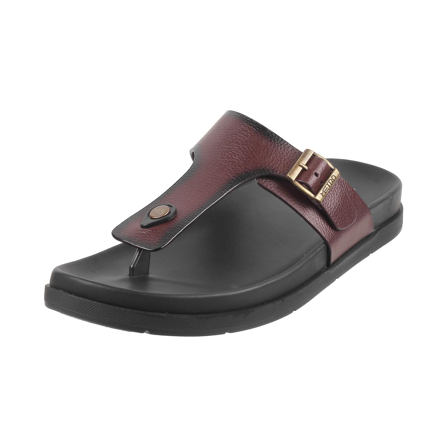 Metro Men Brown Flat Casual/Comfort Synthetic Leather Chappal UK/7 EU/41 (16-761) (B0CG3JYPLN) Amazon Price History, Amazon Price Tracker