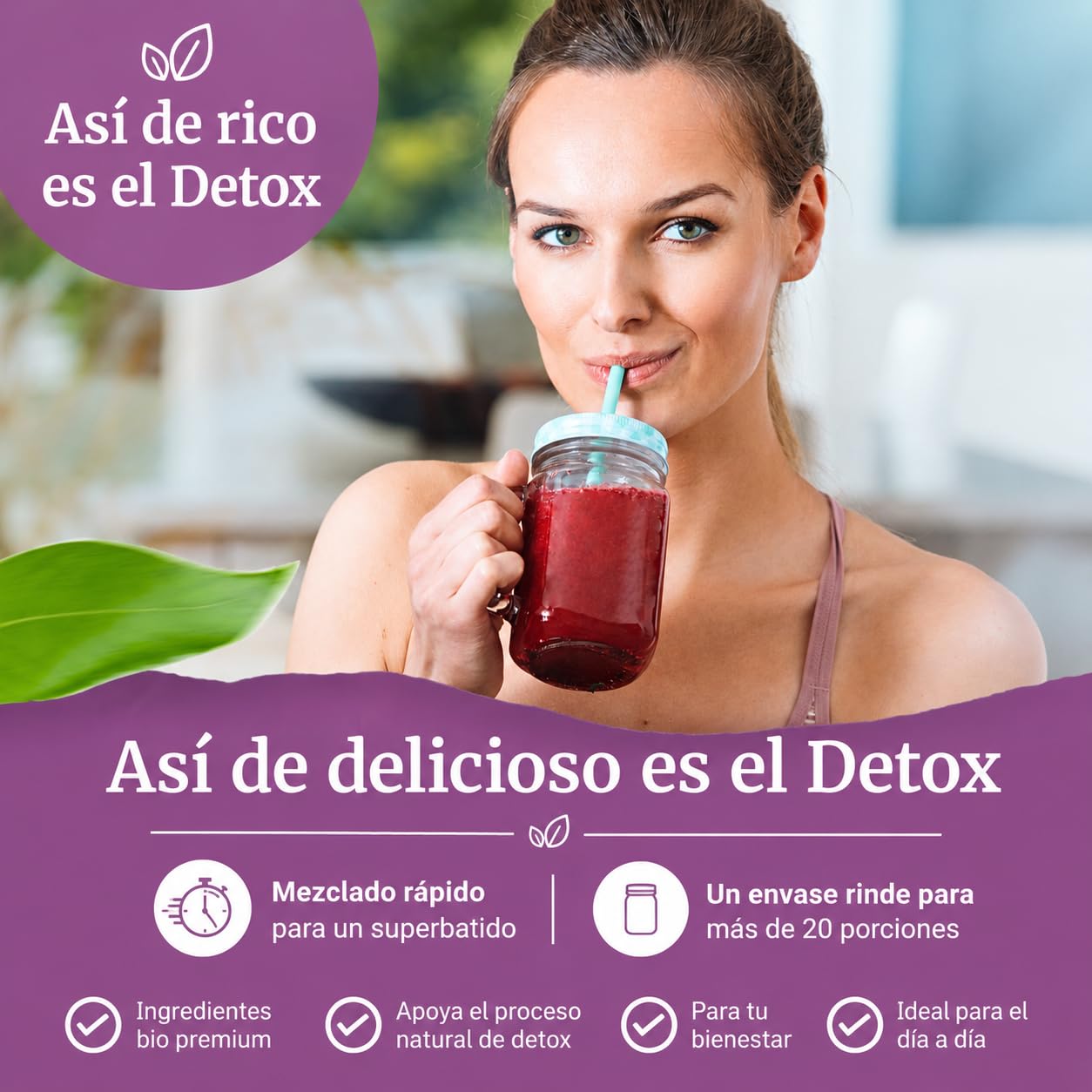 NATURAVELLA LeberKraft Superfood Bio 250g | Heavy Metal Detox con arándanos silvestres, hierba de cebada, espirulina y dulse | Receta Anthony William | Vegano