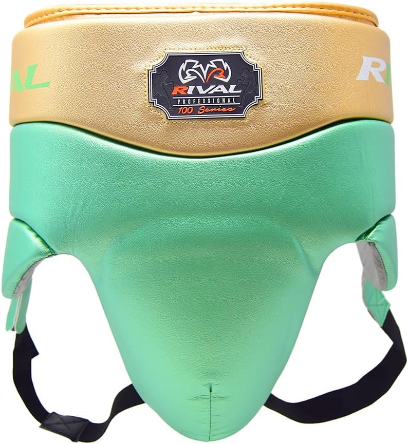 RIVAL Boxing RNFL100 Professional No-Foul Groin Protector with Laces, Dual Waist Straps, Ultra-Lightweight Construction, and Super-Rich Microfibre PU