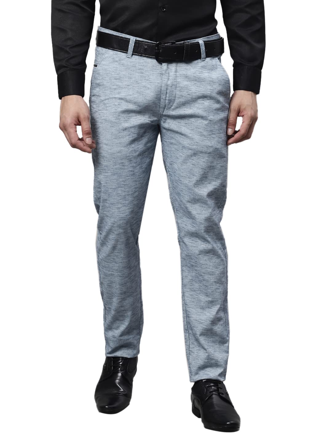 majestic man Men's Slim Fit Mid Rise Trouser-picture-13