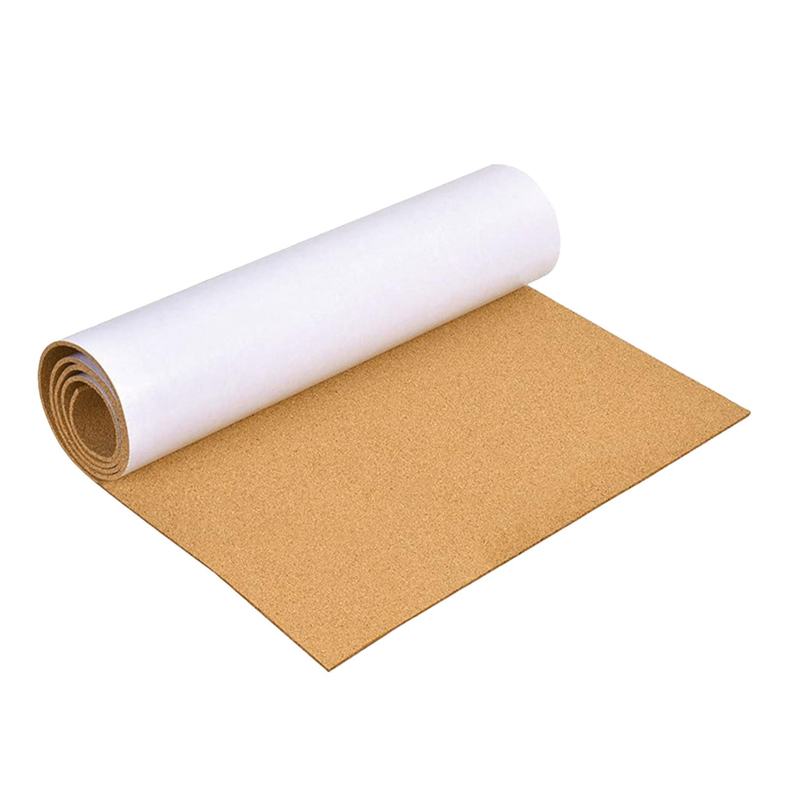 Planche murale en liège beige 120x30cm auto-adhésive pour l'affichage de messages
