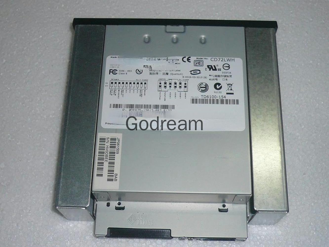 RKEBK for R3999 DF675 DAT72 DDS5 SCSI Tape Drive CD72LWH TD6100-151/154