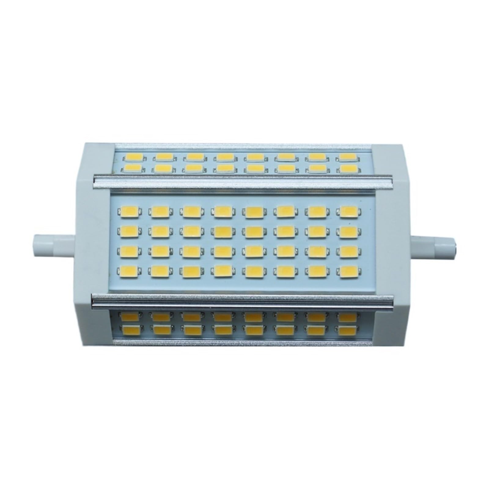Ampoules LED en forme de maïs R7S 30 W 118 mm de long, ampoule de projecteur LED en aluminium à intensité variable 3000-6000 K pour intérieur et extérieur(Natural White 4000K)