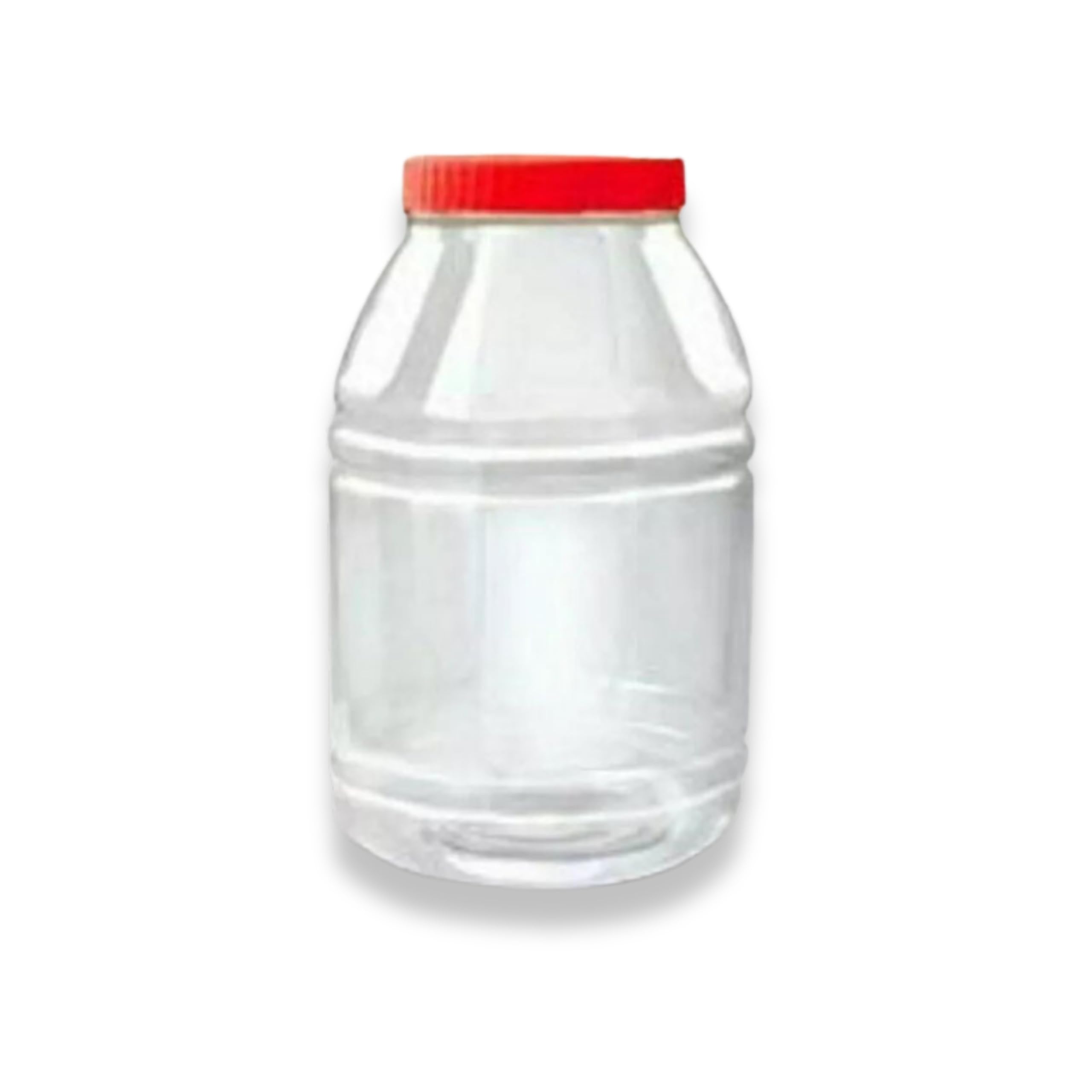QUANTA Plastic Jars with Lids – Clear Storage Containers – Airtight, Stackable, BPA-Free Container Jar for Spices, Sweets, Crafts, Dog Treats – Reusable & Durable (1, Clear/Transparent, 5000ml)