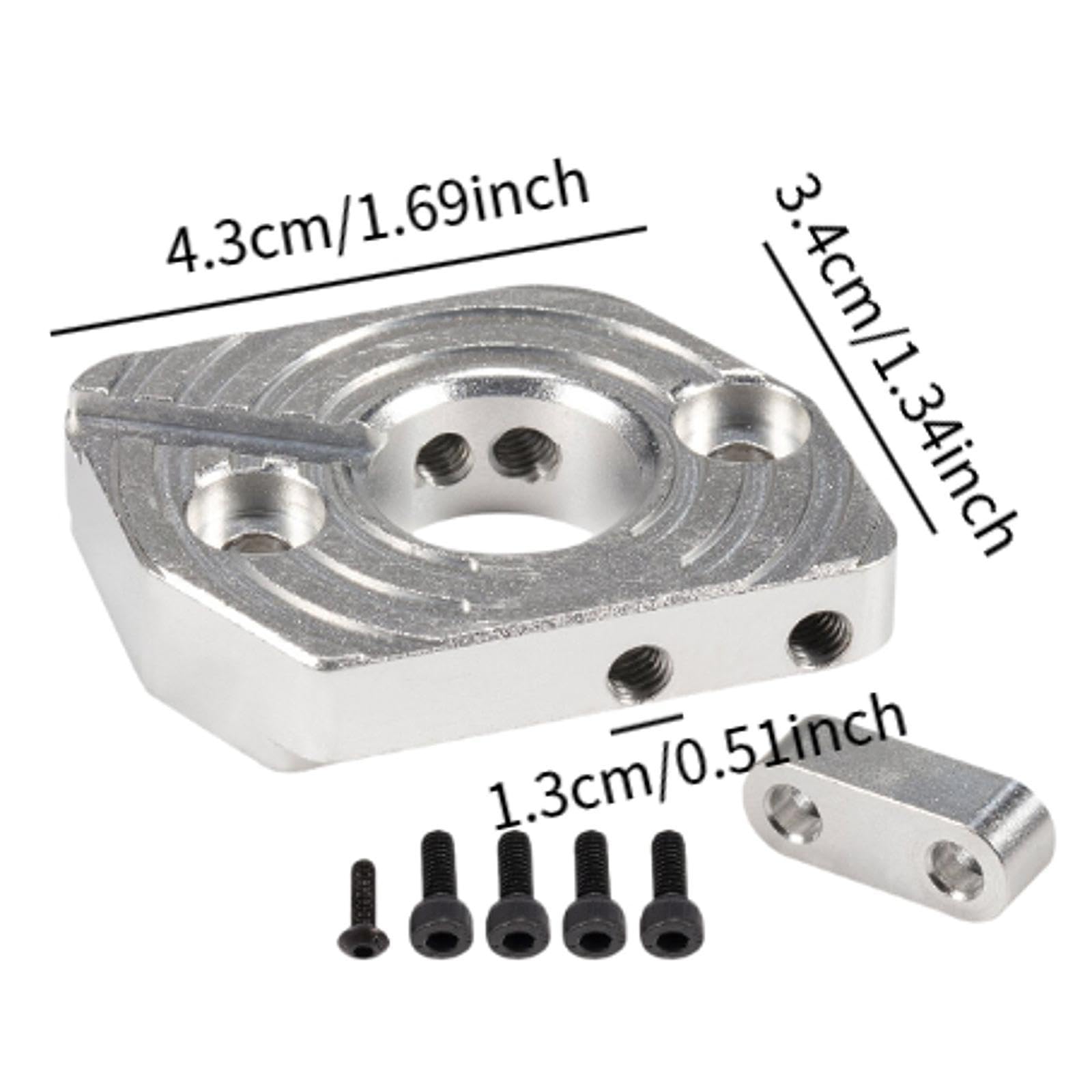 1/5 Rc Motor Plates,Sliding Motor Plate for ARRMA KRATON 8S Monster Truck Fits Hobbywing EzRun 5687 5690 Castle 2028 2217