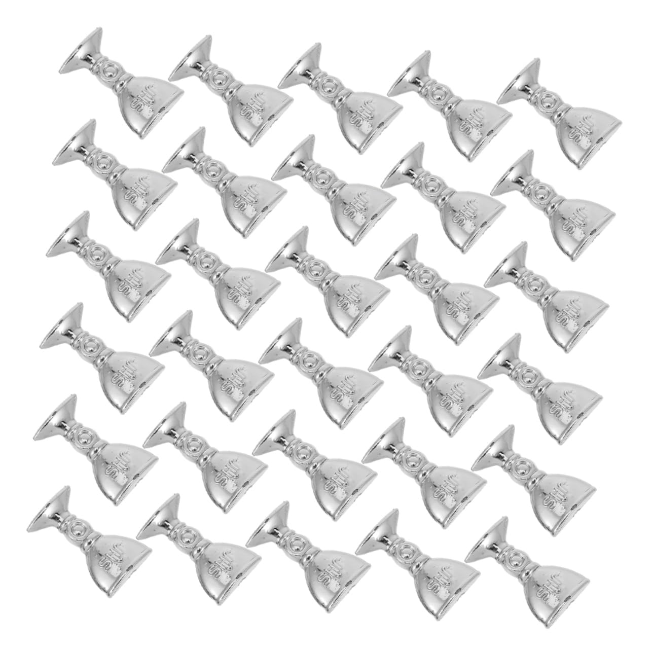 FUNOMOCYA 200pcs Miniature Plastic Goblets for Wedding Centerpiece Decoration Vintage Offering Cups for Worship and Parties Retro Style Sacrificial Tea Goblets