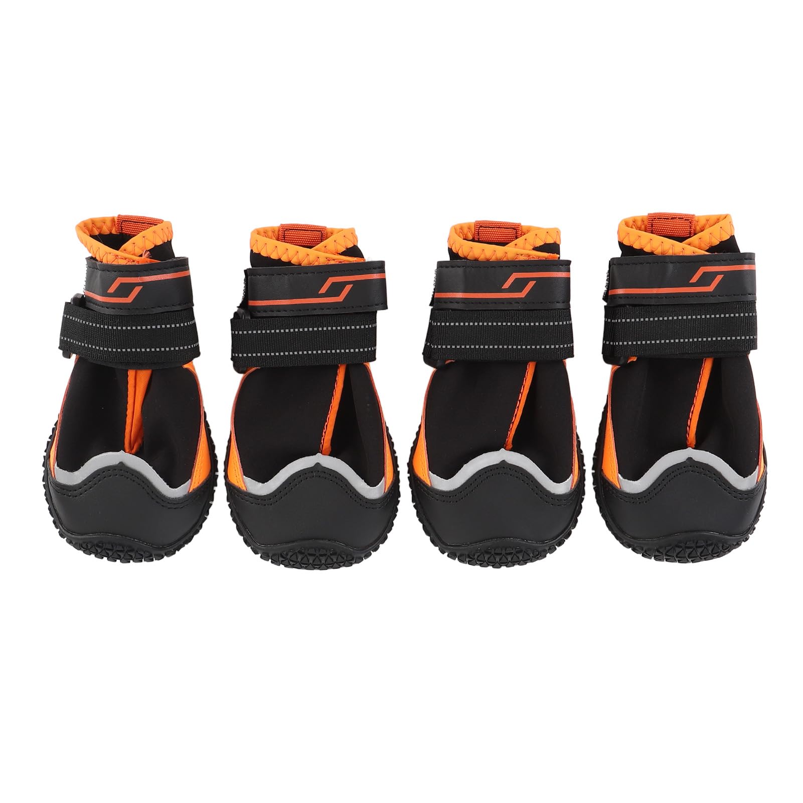 Chaussures hiver pour chien contre le gel bottines étanches velours grandes races 6#