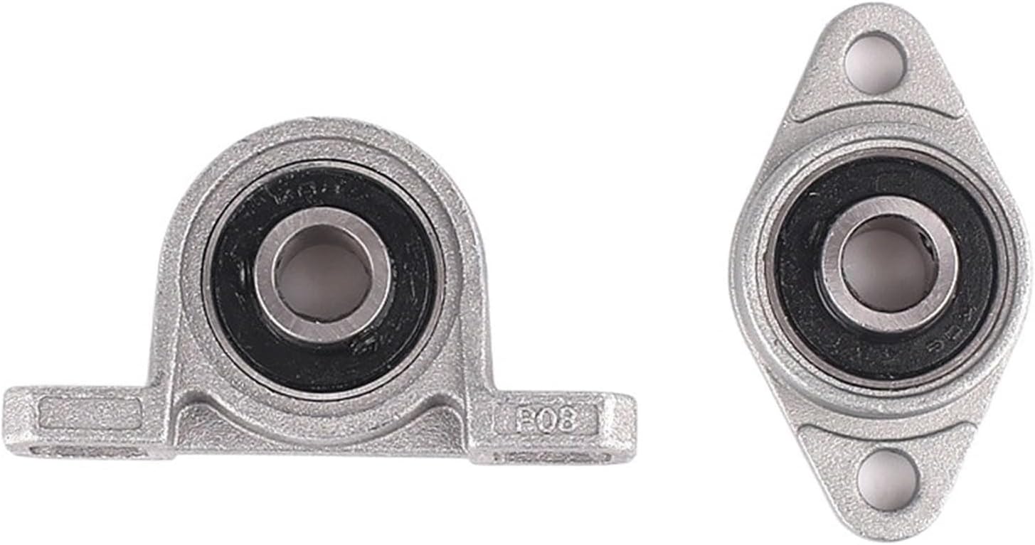 1pcs Zinc Alloy Diameter 8mm to 30mm Bore Ball Bearing Pillow Block Mounted Support Kfl08 Kfl000 Kfl001 Kp08 Kp000 Kp001 Kp002(Size:Kp002 15mm)
