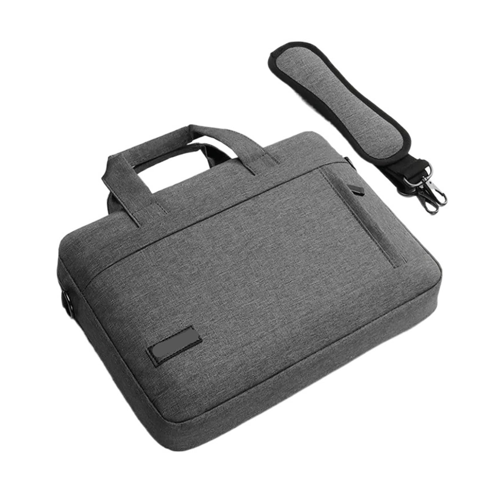 Sac ordinateur portable 17 pouces gris pour déplacements et voyages