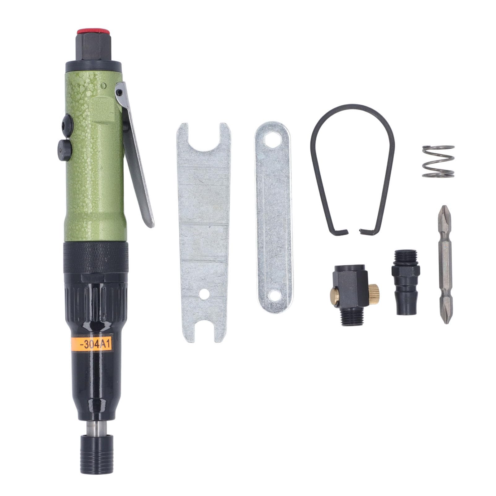 Mini Destornillador Neumático Material de Aluminio 1500 RPM Velocidad sin Carga Operación Silenciosa Destornillador Neumático Parada Automática Mini Destornillador de Embrague