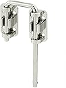Prime-Line U 9847 Patio Sliding Door Loop Lock – Increase Home Security, Install Additional Child-Safe Security, 2-1/8 In. Hardened Steel Bar with Diecast Base, Chrome Plated (Single Pack)