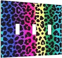 Vista 53 de Cubierta de interruptor de luz rosa brillante con purpurina de 1 banda, sin dispositivo, placa de pared en blanco decorativa para adolescentes