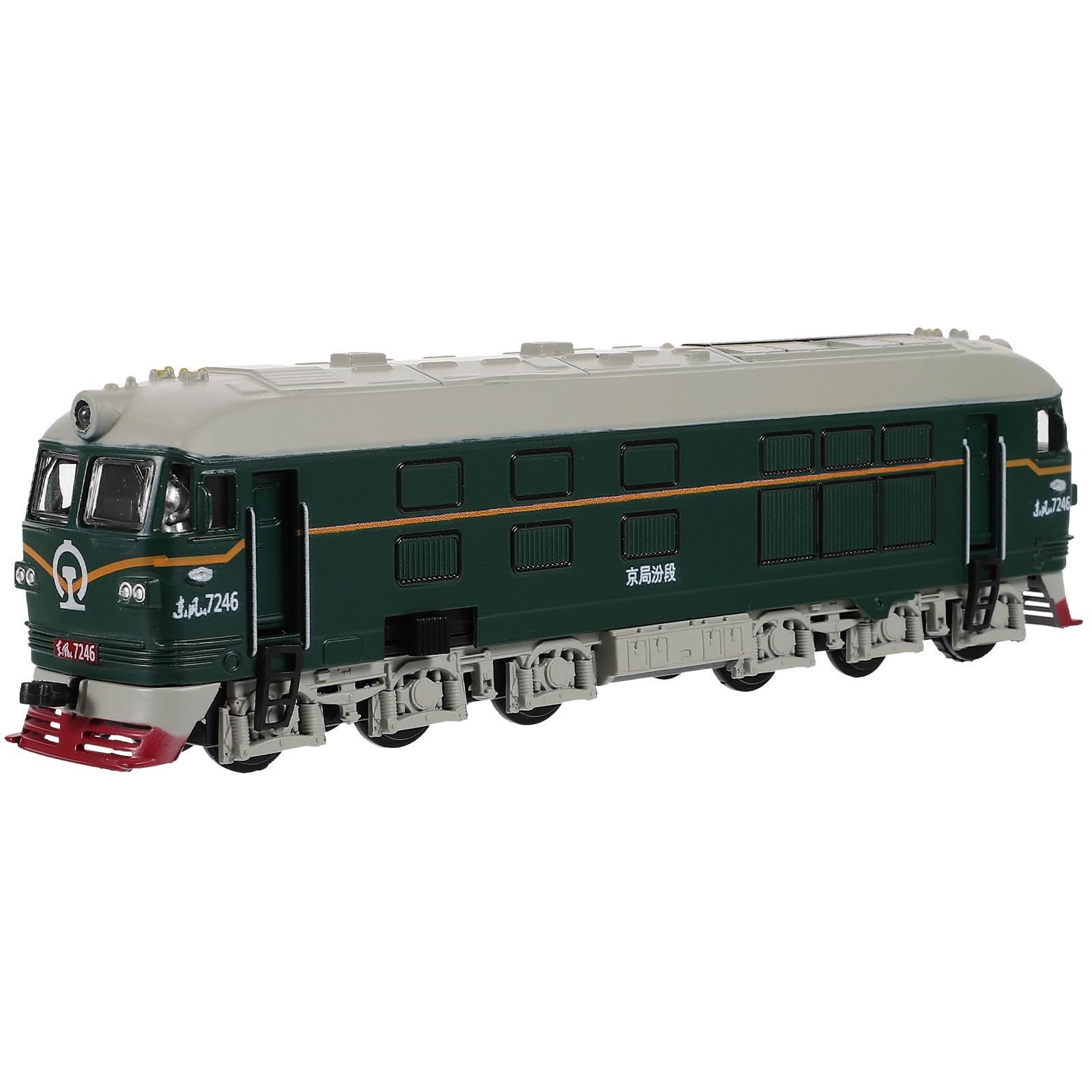 ibasenice Locomotiva Dongfeng in Lega Di Alluminio 8 Pollici Con Luci E Suoni Giocattolo Educativo Per Bambini Stimola Sviluppo Abilità Motorie E Immaginazione