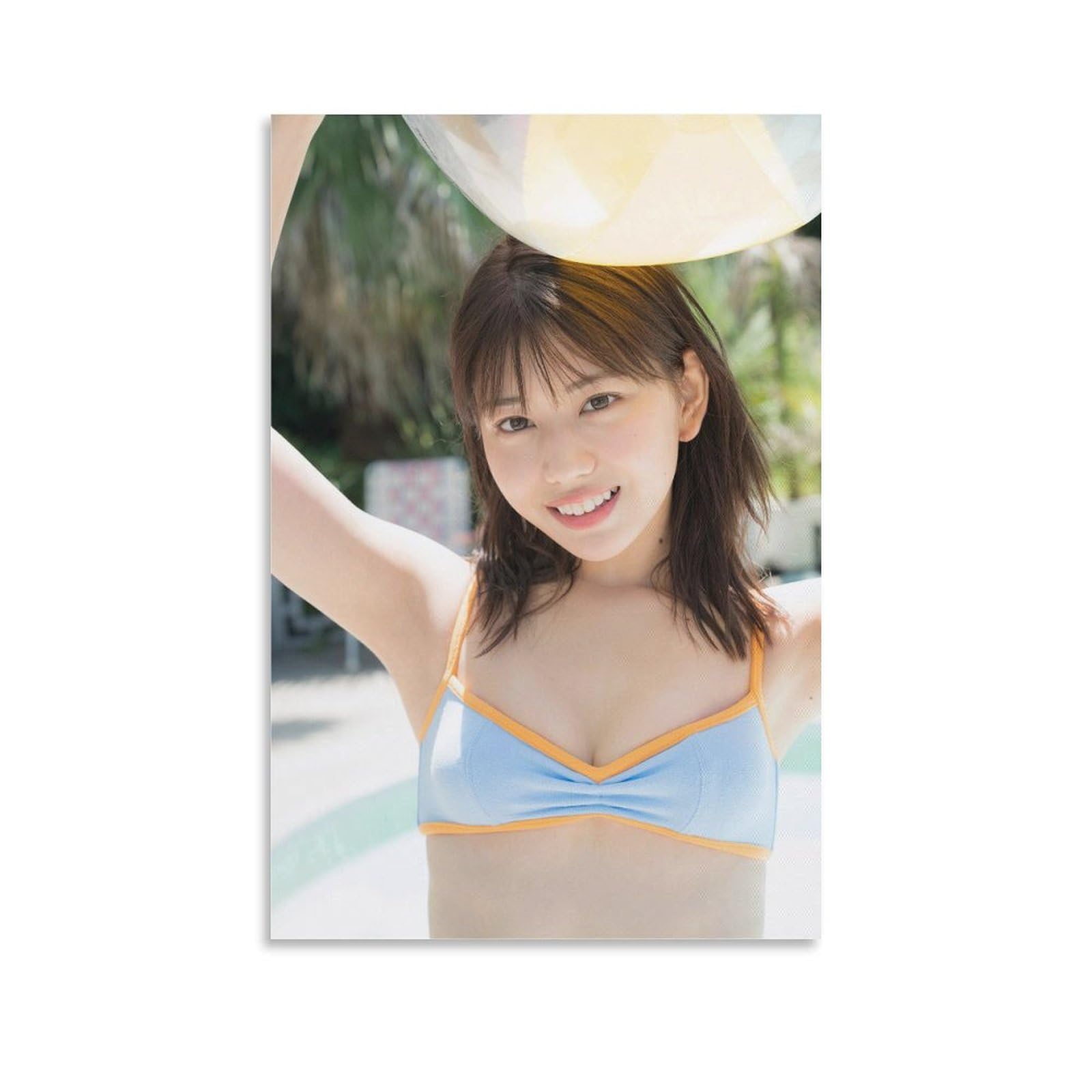 Amazon.co.jp: 白石まゆみ キャンバスアートポスター 水着写真ポスター