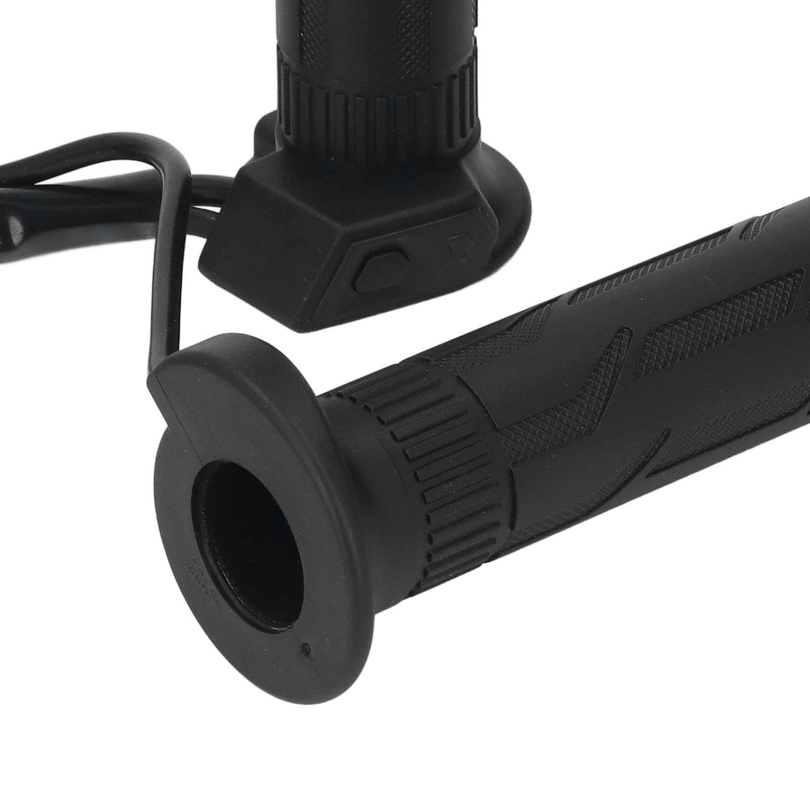 1 Paire de poignées de Guidon chauffantes pour Moto, Scooter et VTT – Accessoire d'hiver à réchauffement Rapide avec réglage de la température à 5 Vitesses – Poignées électriques