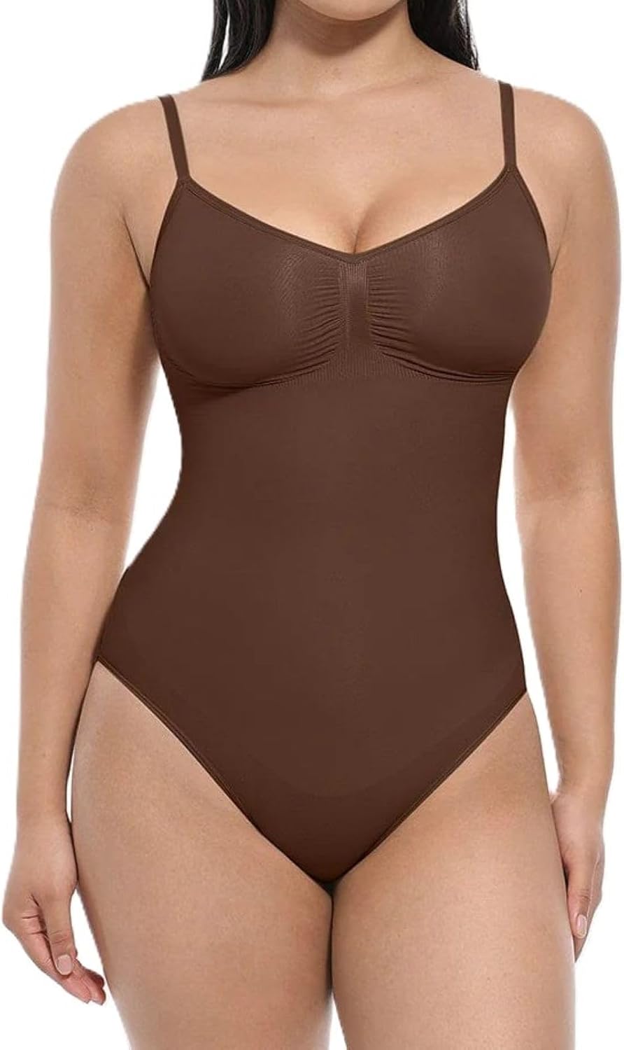 Seamless Sculpt Shapewear Bodysuit with Adjustable straps, Butt lifting and Tummy Control Shapewear