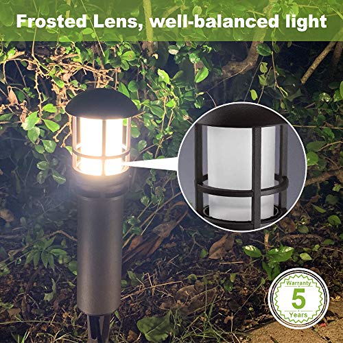 Volisun 8-Pack Outdoor Led Landscape Lighting,3W 12V Low Voltage Pathway Lights,Outdoor Waterproof Garden Lights, Aluminum Housing Etl Listed,Cri 90+,3000K Warm White For Driveway Sidewalk #TOP4