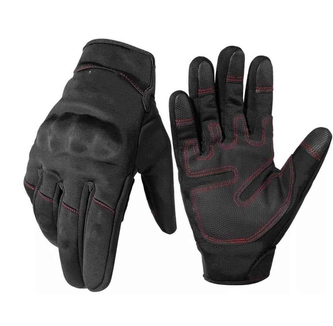 Sports Reithandschuh Herren-Touchscreen-Handschuhe, Wandern, Fahrrad, Fitness, Wandern, Outdoor, Vollfinger-Handschuhe Fahrradhandschuhe(L)
