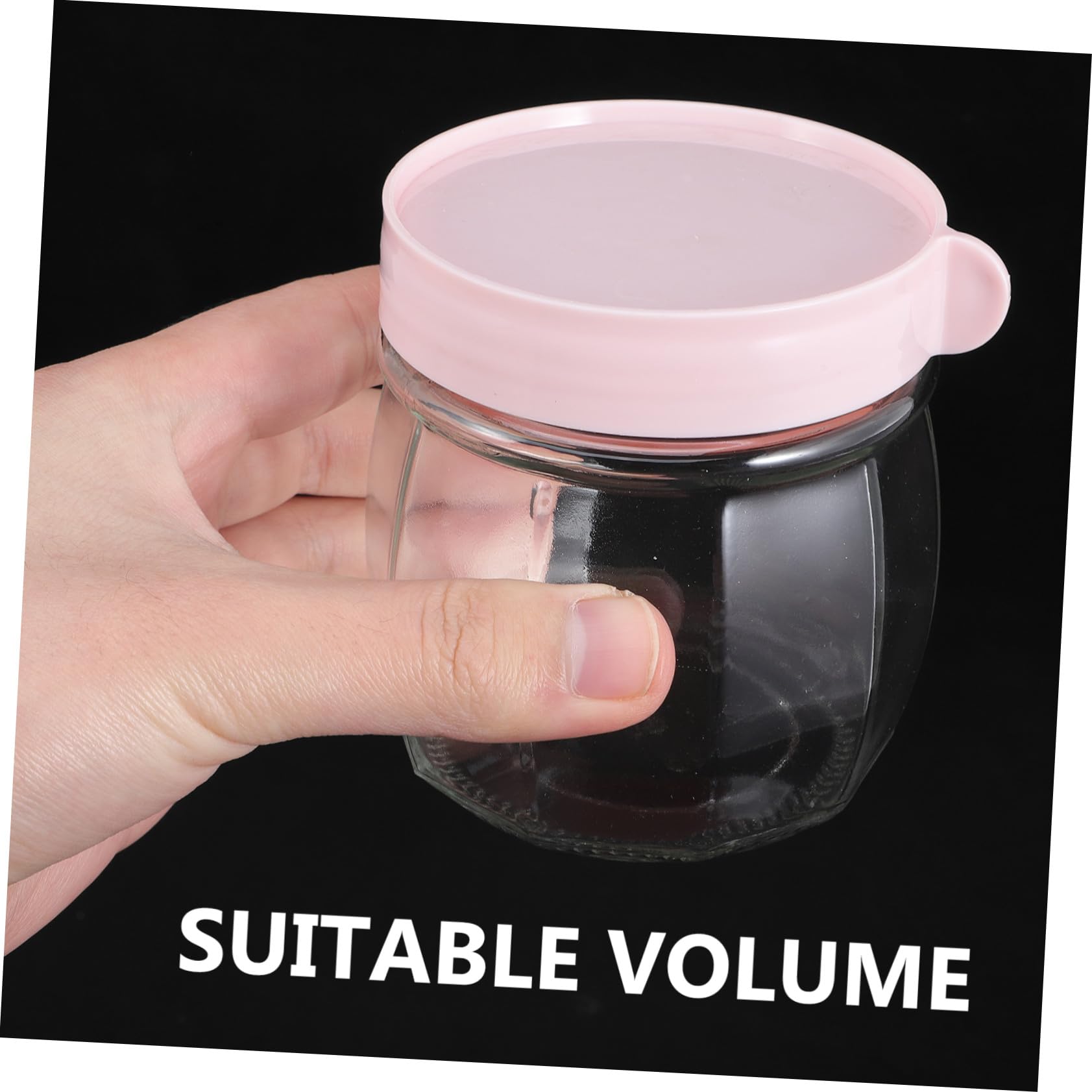 4 Stück-pack Glasbehälter mit Verschluss für Süßigkeiten, Getreide und Tee